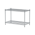 【Y HOUSE】90x45x60cm Lightweight Two-layer Iron Rack Iron Rack Shelf-Electroplating, , large