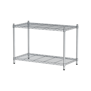【Y HOUSE】90x45x60cm Lightweight Two-layer Iron Rack Iron Rack Shelf-Electroplating
