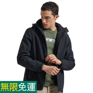 [TECTOP 探拓戶外]【天天免運】【雙重防護】12145099兩件式軟殼外套(衝鋒衣) 【黑色】機車族、出國旅遊最好用