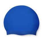 NIKE 成人矽膠泳帽 比賽 競賽 訓練 游泳 運動 簡約 素色 通用尺寸 低過敏 彈性 舒適 矽膠 貼合 耐用 黑 藍, 黑, large