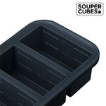 官方直營【Souper Cubes】多功能食品級矽膠保鮮盒4格_曜石灰(250ML/格), , large