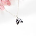 【Angel & Me】肺臟 掏心掏肺 s925 純銀 項鍊 生日 情人節禮物, , large