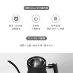 AIWA 愛華 1.0L 精準溫控手沖電茶壼 AA-K21GC 黑色, , large