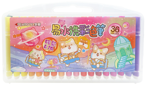 36-Color Washable Markers &ndash; White Case