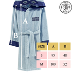 【SOLO Vintage】Bathrobe Hero Blue S, , large