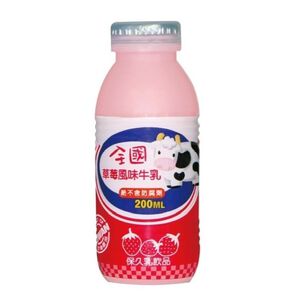 全國草莓風味牛乳(200ml x 6)