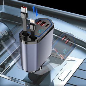 ZSK POWER K228 Fast Car Charger with Voltage Display