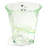 [豐名日本餐具] 2.0"琉璃杯 夏之霧 津輕 / G02CU0-40, , large