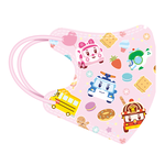 POLI波力 3D立體幼幼醫用口罩25入-甜甜圈派對, , large