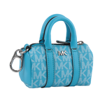 Michael Kors 塗層帆布波士頓包造型吊飾/鑰匙圈/天藍色, , large