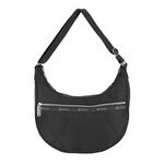 Lesportsac Quilted Medium Hobo 菱格壓紋月亮包/ 黑色, , large