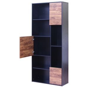 Cologne stylish bookcase with doors