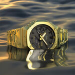 CASIO卡西歐 G-SHOCK 八角 全金屬版 太陽能藍芽雙顯手錶-金 GM-B2100GD-9A, , large
