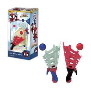 Spider-man throws balls at each other