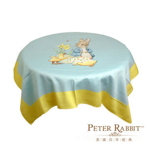 【世豐】PETER RABBIT 比得兔-小方桌巾-藍色小兔