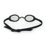 NIKE LEGACY 成人專業型泳鏡 游泳 競賽 比賽 訓練 運動 休閒 廣角 人體工學 調整便利 附鼻橋 黑白 深灰, 深灰, large