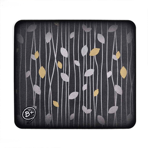 【Monster】 B+ Soft Diatomaceous Earth Absorbent Mat – Twin Leaf (45x40cm) – Gold & Silver