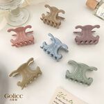 【Gulicc 】古莉可 髮夾 美拉德色系凱旋門雙C抓夾, , large