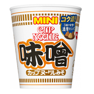Nissin mini cup noodle miso