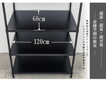 【Y HOUSE】120x60x210公分 五層無洞鐵板收納層架 置物架 鐵架-烤漆黑, , large