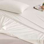 【FOCA】Kongyun White | Professional nursing grade 100% ultra waterproof mattress protector - Double extra large, , large