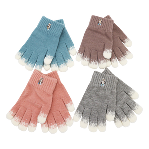 比得兔雪花兒童刺繡手套-17.5cm-GL5634-2雙入