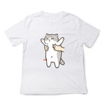 JZ TEE Shiba Inu & Cat - Fly High Graphic Tee, , large