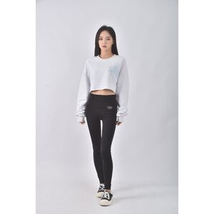 (S) fitty運動質感瑜珈黑色長褲二手衣