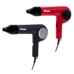 TS-HD562 750W Lightweight & High-Efficiency Hair Dryer with 3-Stage Air Volume Adjustment Honeycomb Air Inlet Hood Design (Black/Red), , large