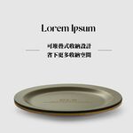 304 Stainless Steel Plate (22cm Diameter), , large