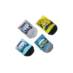 [Kaimei Cotton] MIT Made in Taiwan Pure Cotton Non-Slip Straight Children's Socks Car Monster Hand Pattern 13-16cm-8 Pairs, , large