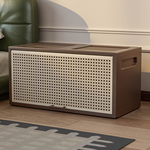 【AOTTO】60L藤編造型磁吸上掀收納箱(AC-219), , large