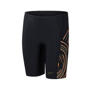 SPEEDO PLASTISOL 男孩運動及膝泳褲 男童 泳褲 耐氯 極速乾 SD800317017375 【樂買網】