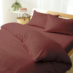 嚴選素色雙人床包組-咖啡色(實際出貨為雙人床包組1入 不含其他陳列佈置物)