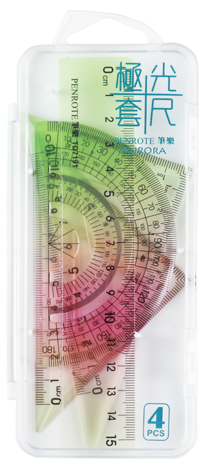 【PENROTE 筆樂】極光套尺 綠