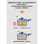 韓國Binggri旋轉真空螺旋琺瑯單手湯鍋-18cm(附鍋蓋及拉麵架)超值組, , large