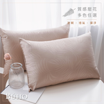 BUHO "Oat Milk" Washable Sleeping Antibacterial Functional Pillow-(Made in Taiwan)- 2pcs, 燕麥奶, large