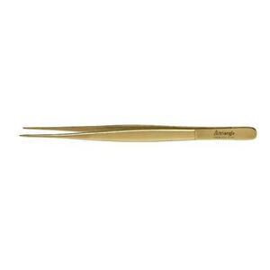 蓋瑞廚物【德製Triangle 擺盤夾 直夾15cm 黑色 金色】料理擺盤夾子 三角牌鑷子 主廚夾 夾子 萬用夾 鑷子