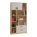 【唯熙傢俱】菲利楓木雙色3尺書櫃, , large