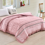 【Betrise】 Qi Chuang Meiyu | Washable/machine washable Korean retro soft cotton silver ion anti-bacterial anti-bacterial feather velvet warm winter quilt - large size 180x210cm, , large