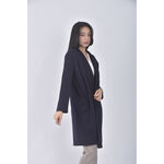 (M) net質感大衣藍色罩衫二手衣, , large