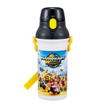 【百科良品】日本製 超級瑪利歐 彈蓋直飲水壺 隨身瓶 480ML(附背帶), , large