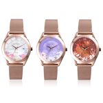 Relax Time wwiinngg 插畫家聯名花卉女錶-晨曦琉璃/36mm RT-106-01, , large