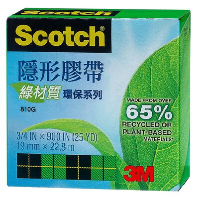3M Scotch 綠材質環保隱形膠帶