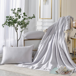 【Betrise】Temperament Gray | C Energy Series 60 Count 100% Pure Tencel Light Quenched Graphene Cotton Quilt/Four Seasons Quilt 5X6.5 feet per piece (extra size will give you 2 pillowcases of the same style), , large