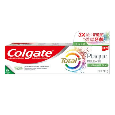 高露潔全效抗牙菌斑舒心沁涼牙膏