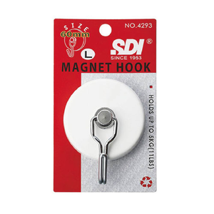 【SDI 手牌】超級強力 磁鐵 掛勾 大 直徑60mm / 個 4293