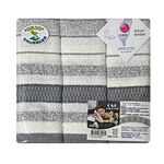 MIT竹炭紗毛巾3入, , large