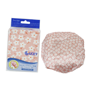 日本製花卉浴帽-3入