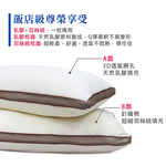 乳膠羽絲絨雙面枕, , large